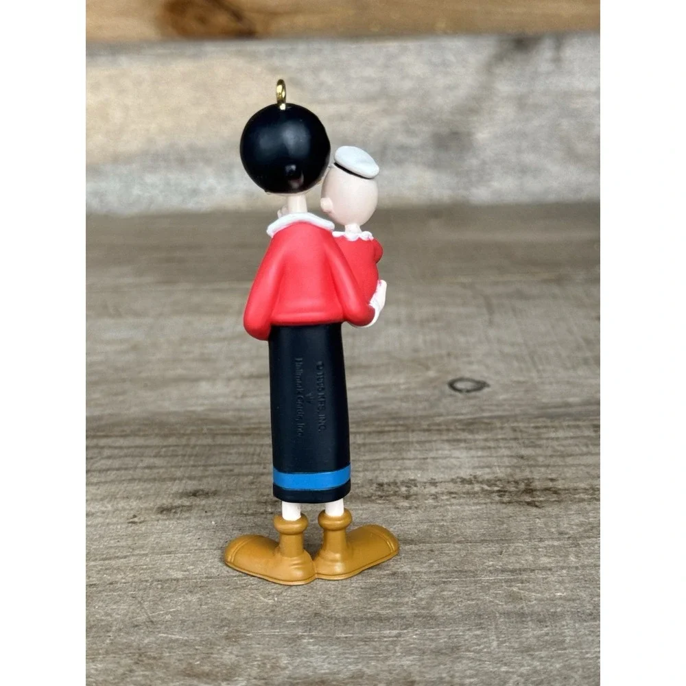 Vintage‎ Ornament Hallmark Keepsake Popeye Olive Oyl and Swee'Pea 1996